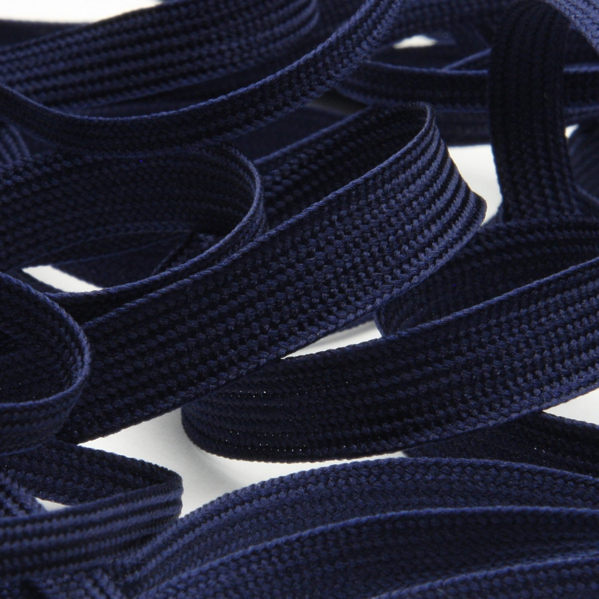 FUJIYAMA RIBBON [Sample] Polyester Trimming Braid approx.7mm (9/32&quot;) 3 Meters Cut Navy Blue