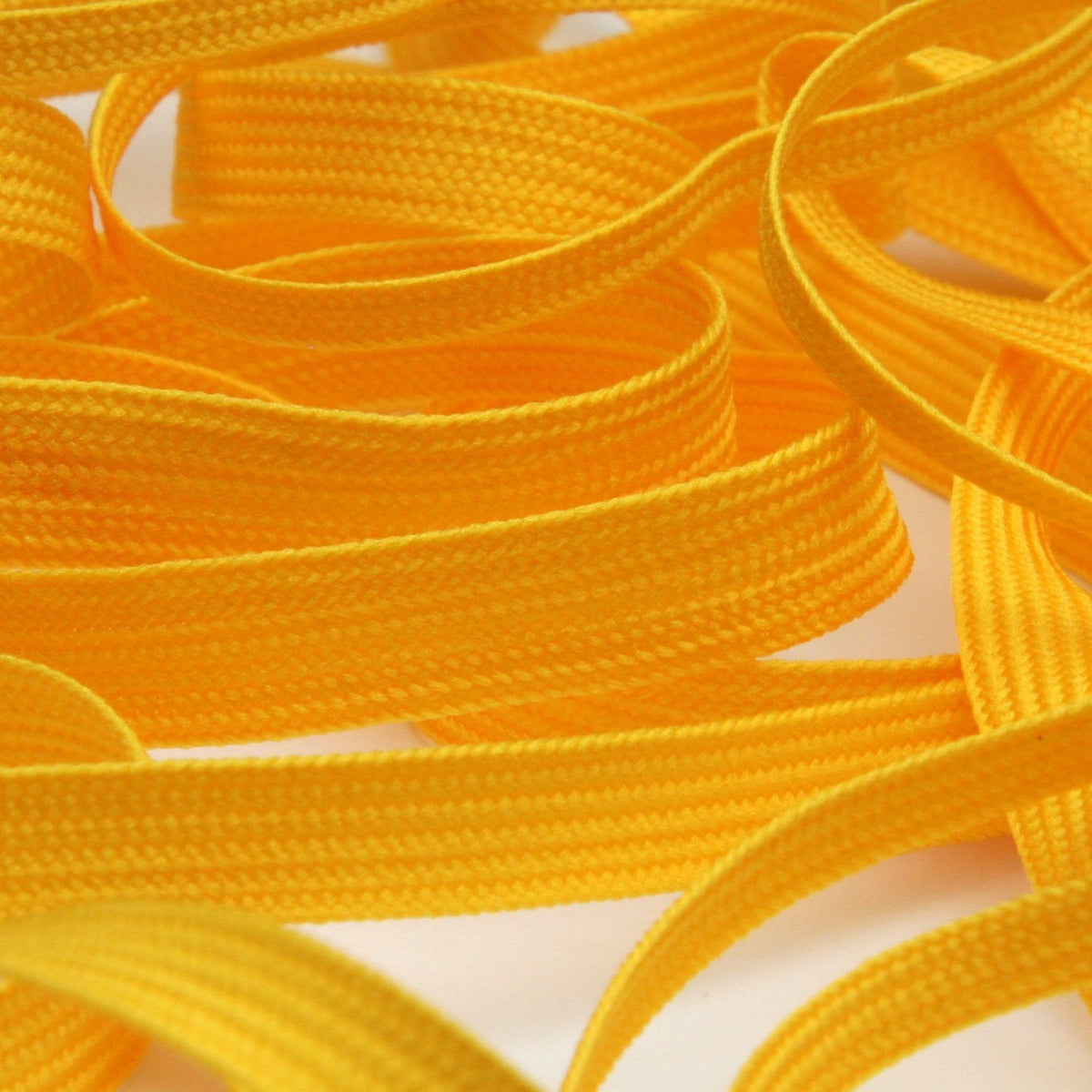 FUJIYAMA RIBBON [Sample] Polyester Trimming Braid approx.7mm (9/32&quot;) 3 Meters Cut Yellow