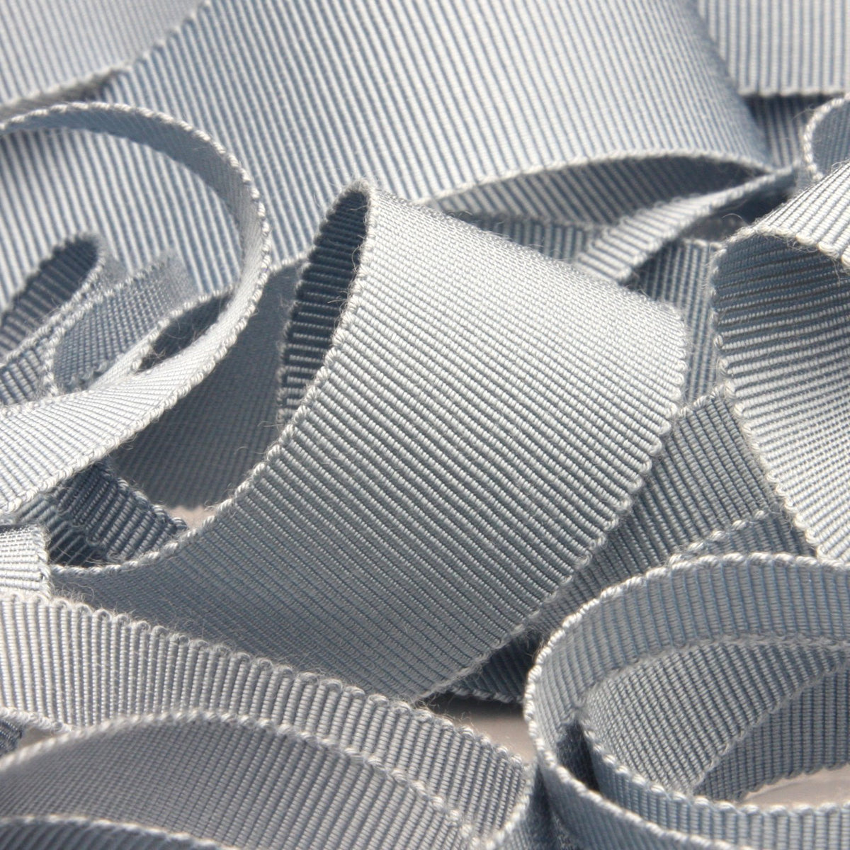 FUJIYAMA RIBBON [Sample] Rayon Grosgrain Ribbon (FY-200) 5mm 3 Meters Cut Shadow Blue