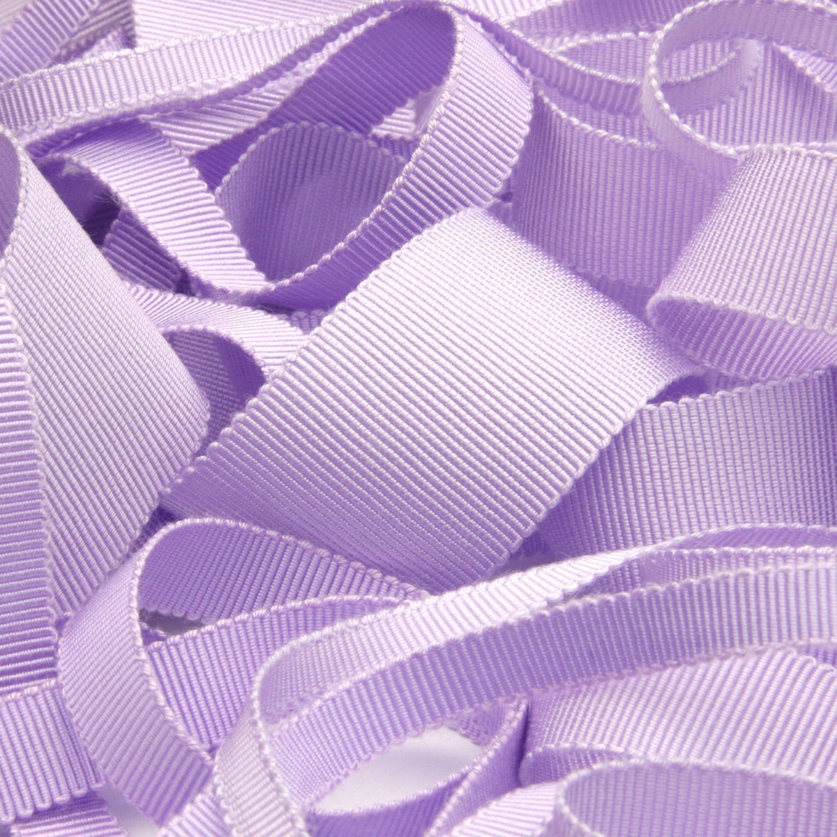 FUJIYAMA RIBBON [Sample] Rayon Grosgrain Ribbon (FY-200) 7mm 3 Meters Cut Lilac