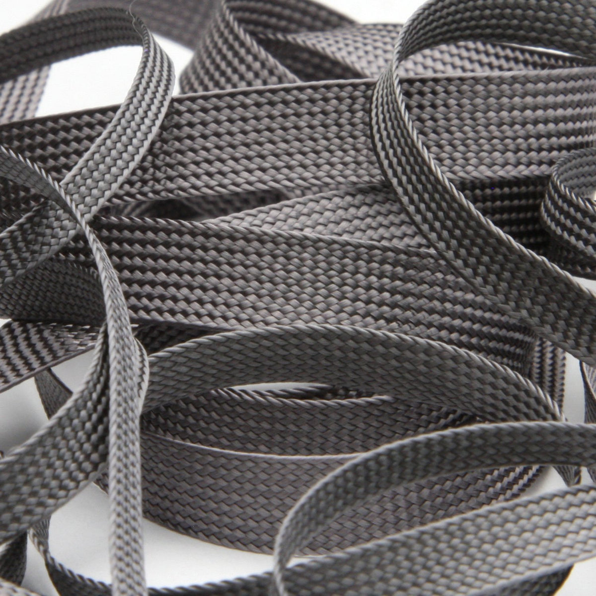 FUJIYAMA RIBBON [Sample] Rayon Trimming Braid approx.4mm (5/32&quot;) 3 Meters Cut Gray