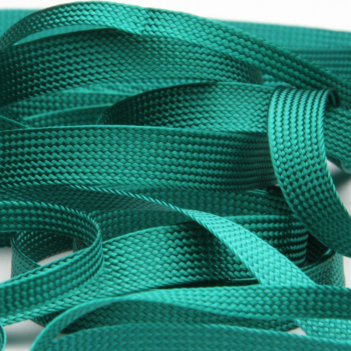 FUJIYAMA RIBBON [Sample] Rayon Trimming Braid approx.4mm (5/32&quot;) 3 Meters Cut Peacock Green
