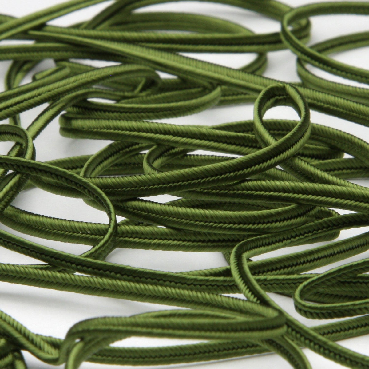 FUJIYAMA RIBBON [Sample] Rayon Trimming Braid (FY-18856) approx.2.5mm 3 Meters Cut Olive Green