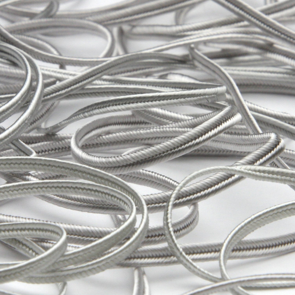 FUJIYAMA RIBBON [Sample] Rayon Trimming Braid (FY-18856) approx.2mm 3 Meters Cut Light Gray