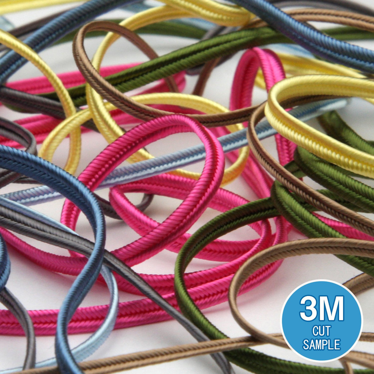 FUJIYAMA RIBBON [Sample] Rayon Trimming Braid (FY-18856) approx.3mm 3 Meters Cut