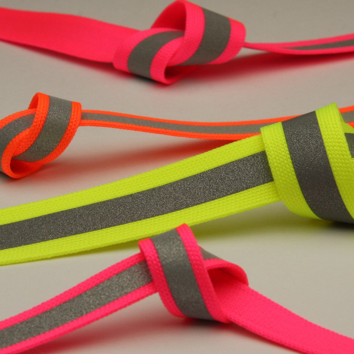 FUJIYAMA RIBBON [Sample] Reflect Knit Tape 9mm (3/8&quot;) 3 Meters Cut