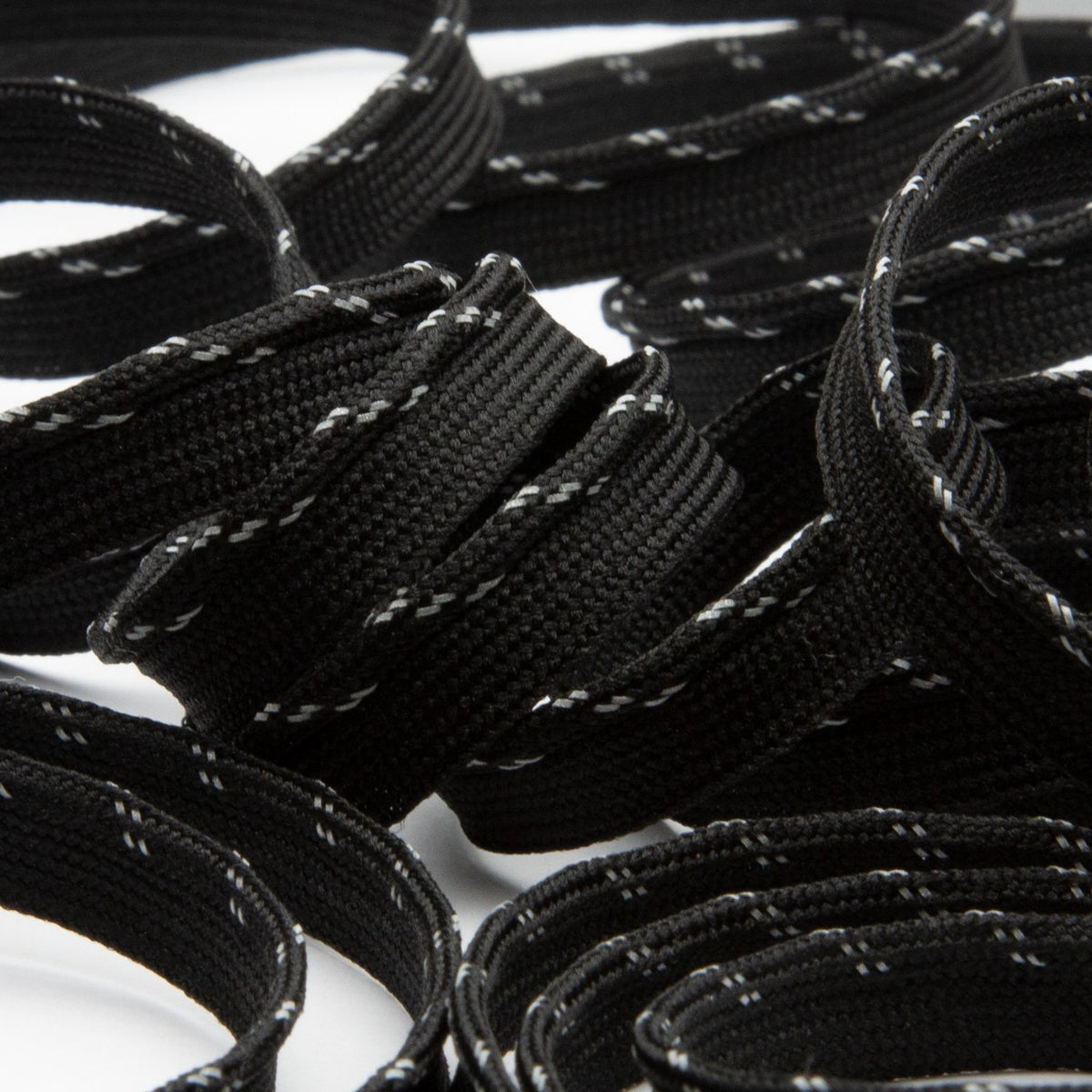 FUJIYAMA RIBBON [Sample] Reflect Piping (FY-17438) approx.9mm 3 Meters Cut Black