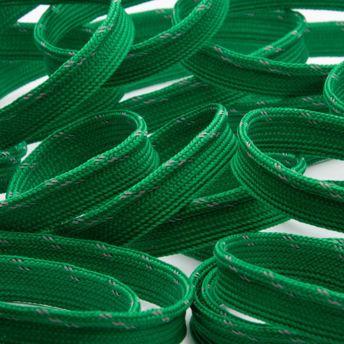 FUJIYAMA RIBBON [Sample] Reflect Piping (FY-17438) approx.9mm 3 Meters Cut Green