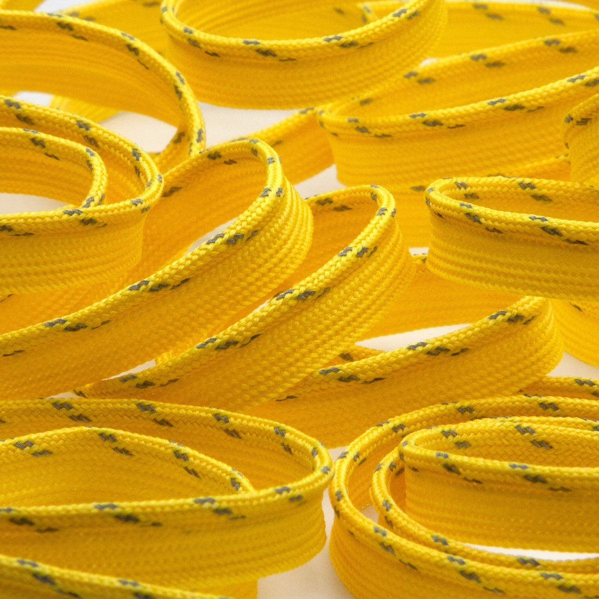 FUJIYAMA RIBBON [Sample] Reflect Piping (FY-17438) approx.9mm 3 Meters Cut Lemon Yellow