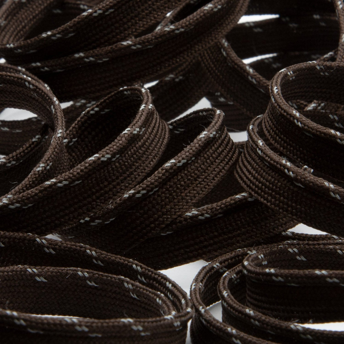 FUJIYAMA RIBBON [Sample] Reflect Piping (FY-17438) approx.9mm 3 Meters Cut Midnight Brown