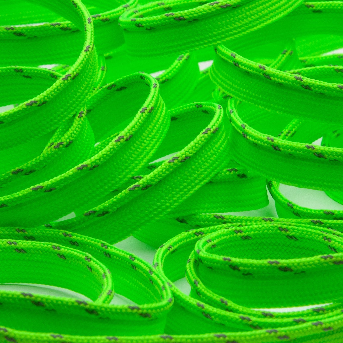 FUJIYAMA RIBBON [Sample] Reflect Piping (FY-17438F) approx.9mm 3 Meters Cut Fluorescence Green
