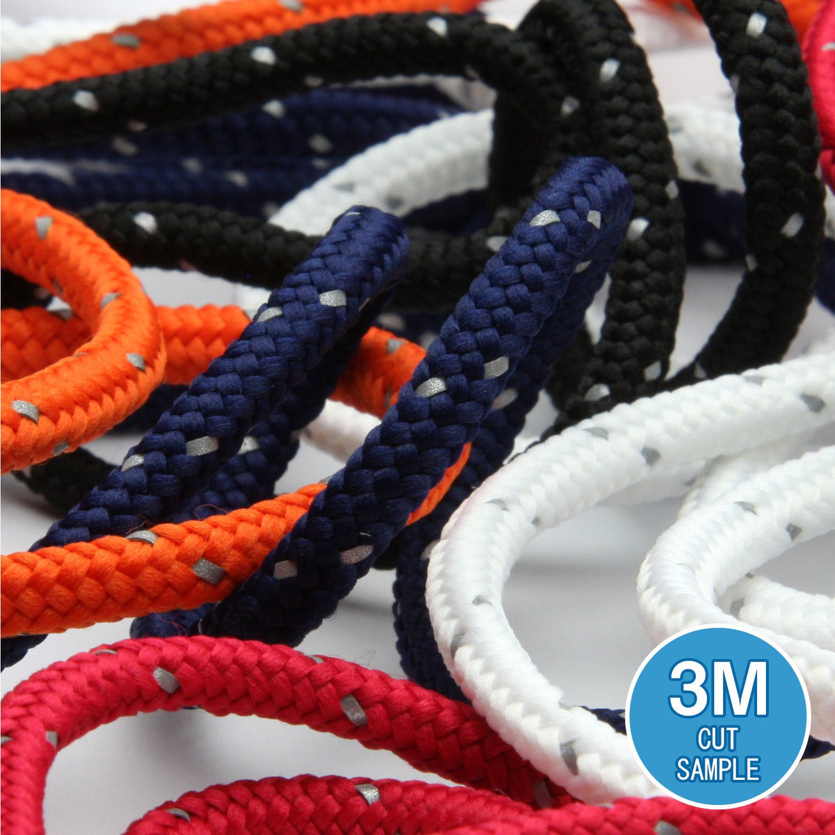 FUJIYAMA RIBBON [Sample] Reflect Spindle Cord (FY-17426) approx.4.5mm 3 Meters Cut