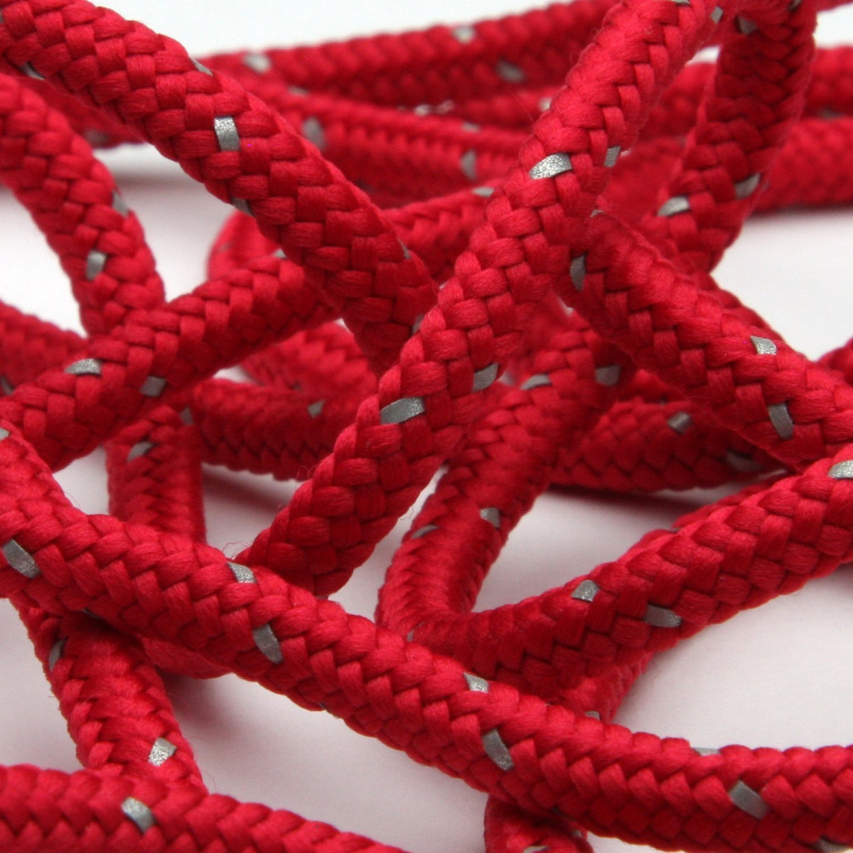 FUJIYAMA RIBBON [Sample] Reflect Spindle Cord (FY-17426) approx.4.5mm 3 Meters Cut Red