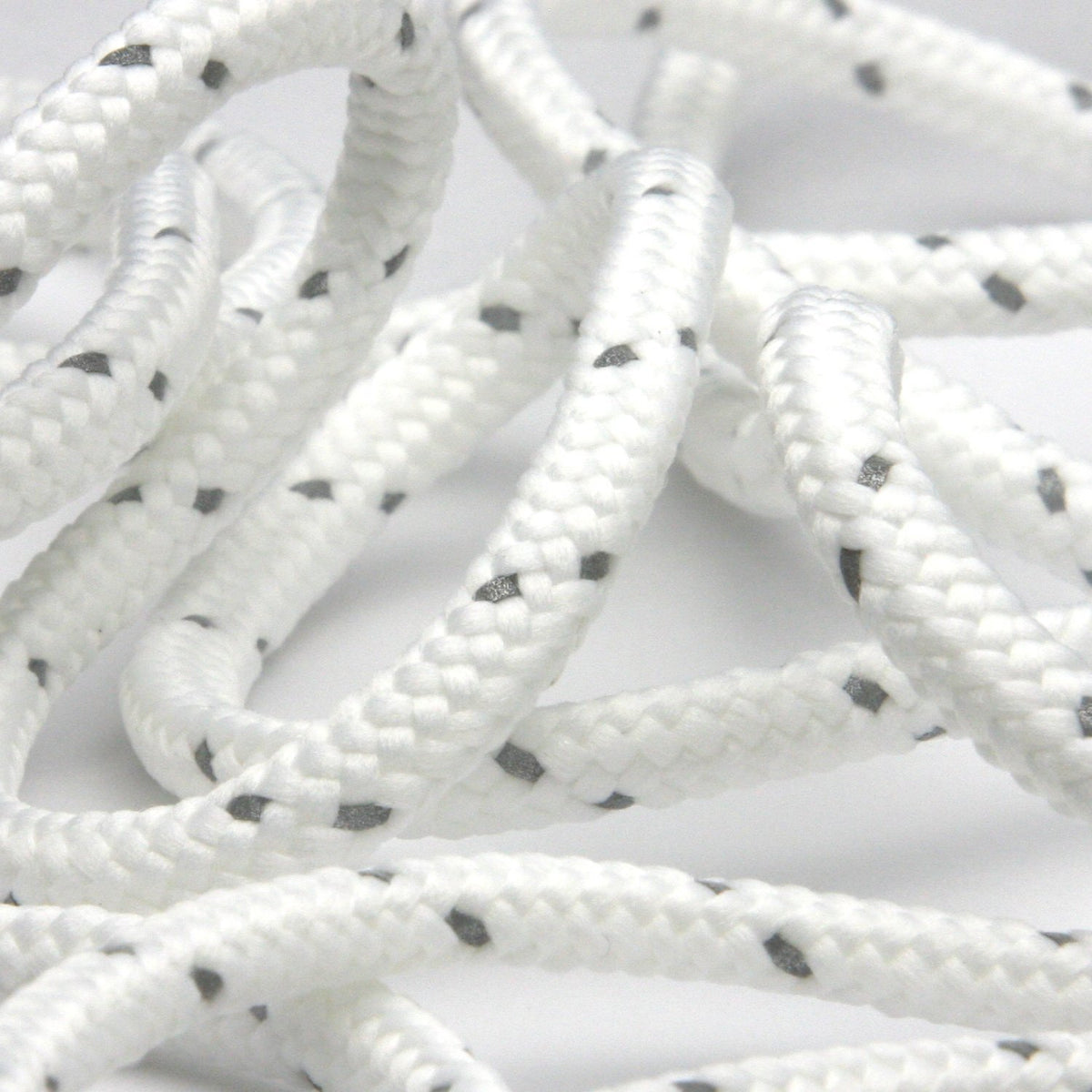 FUJIYAMA RIBBON [Sample] Reflect Spindle Cord (FY-17426) approx.4.5mm 3 Meters Cut White