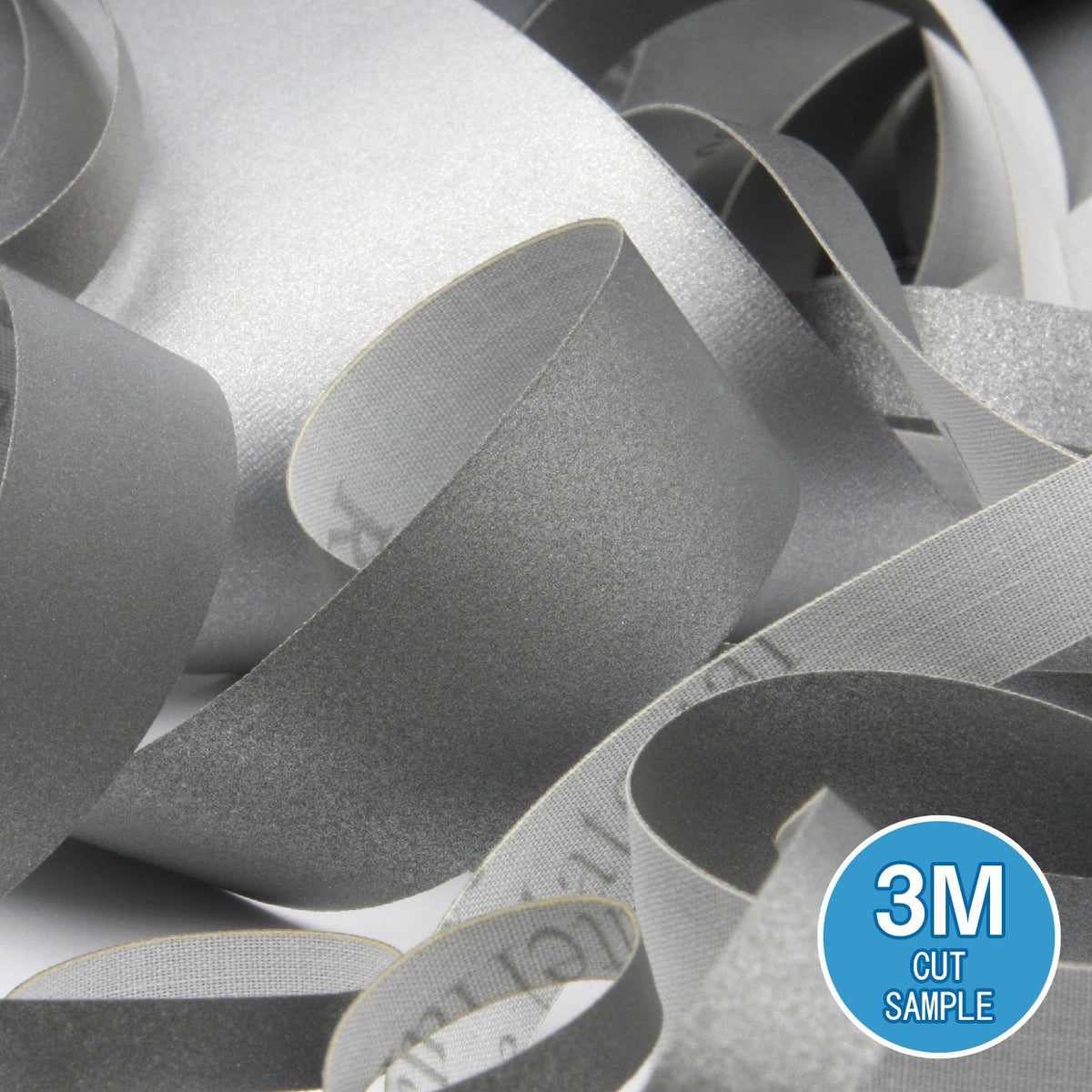 FUJIYAMA RIBBON [Sample] Reflect Tape (FY-17414) 15mm Silver 3 Meters Cut