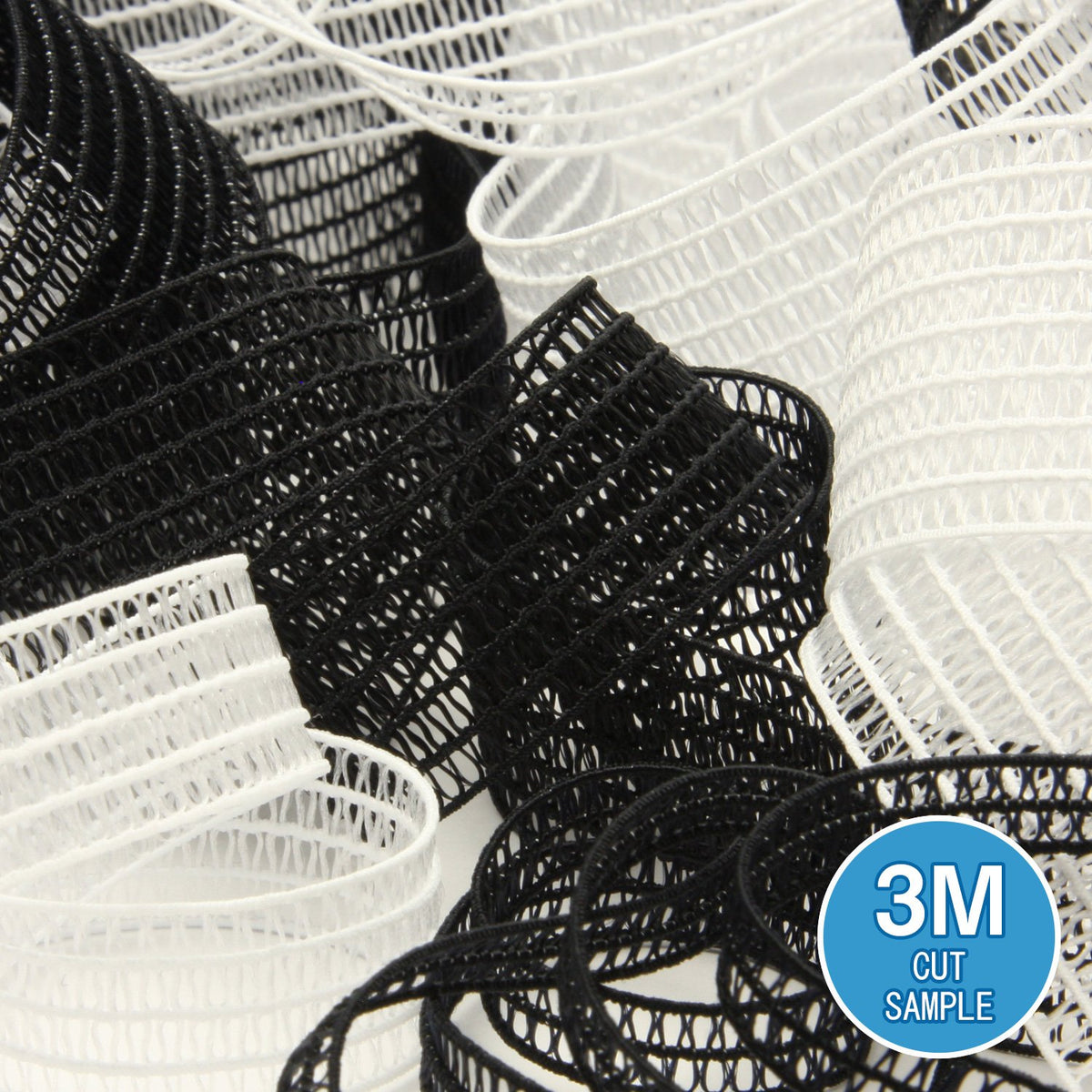 FUJIYAMA RIBBON [Sample] Shirring Type Inside Belt (FY-S730) approx.15mm 3 Meters Cut