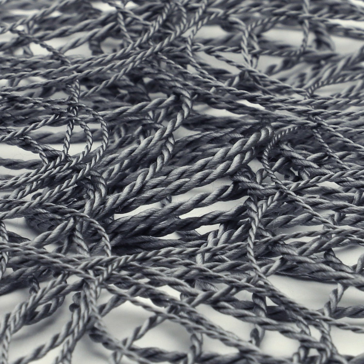 FUJIYAMA RIBBON [Sample] Silk Twist Cord (FY-6344) approx.1.5mm 3 Meters Cut Gray