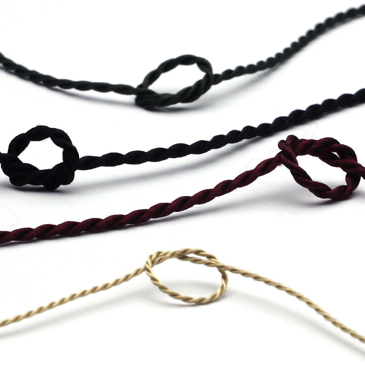 FUJIYAMA RIBBON [Sample] Silk Twist Cord (FY-6344) approx.2mm 3 Meters Cut