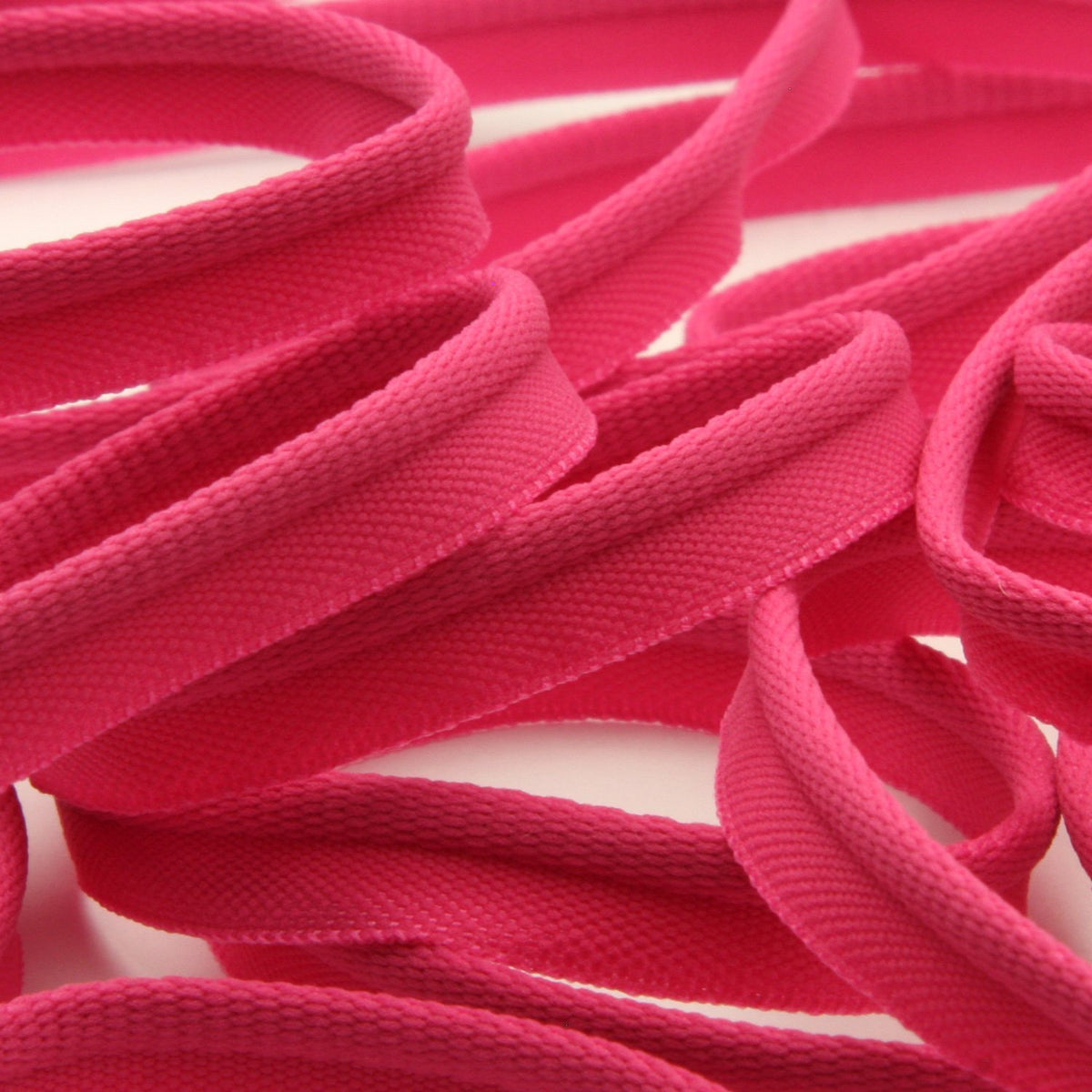 FUJIYAMA RIBBON [Sample] Soft Stretch Piping (FY-1030) 8mm 3 Meters Cut Fuchsia Pink