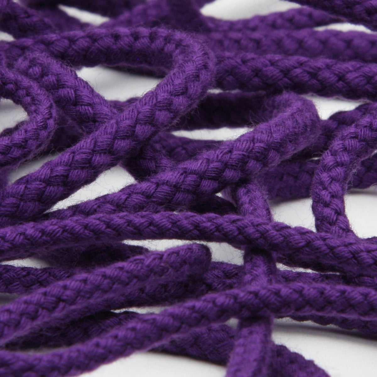 FUJIYAMA RIBBON [Sample] Spindle Cord (FY-6208) approx.3.5mm 3 Meters Cut Purple