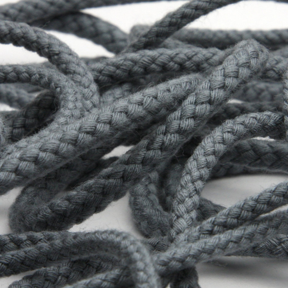 FUJIYAMA RIBBON [Sample] Spindle Cord (FY-6208) approx.3mm 3 Meters Cut Gray