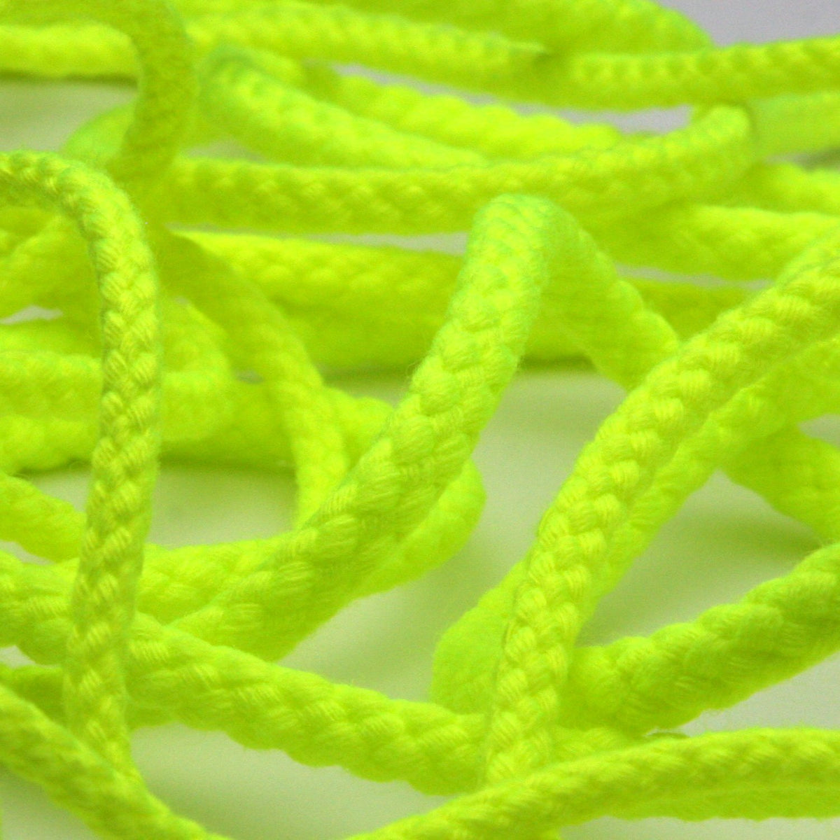 FUJIYAMA RIBBON [Sample] Spindle Cord (FY-6208F) approx.3.5mm 3 Meters Cut Fluorescence Yellow