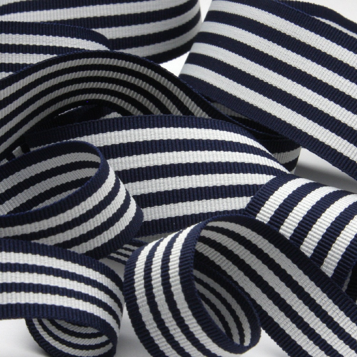 Sample] Stripe Grosgrain Ribbon 6mm (1/4) 3 Meters Cut - FUJIYAMA