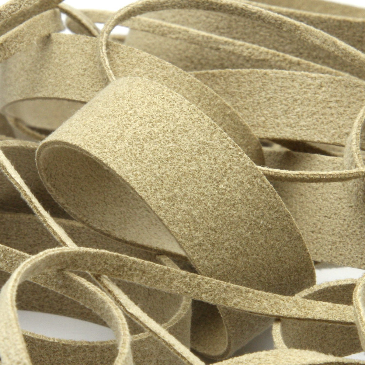 FUJIYAMA RIBBON [Sample] Suede Tape (FY-17700) 3mm 3 Meters Cut Beige