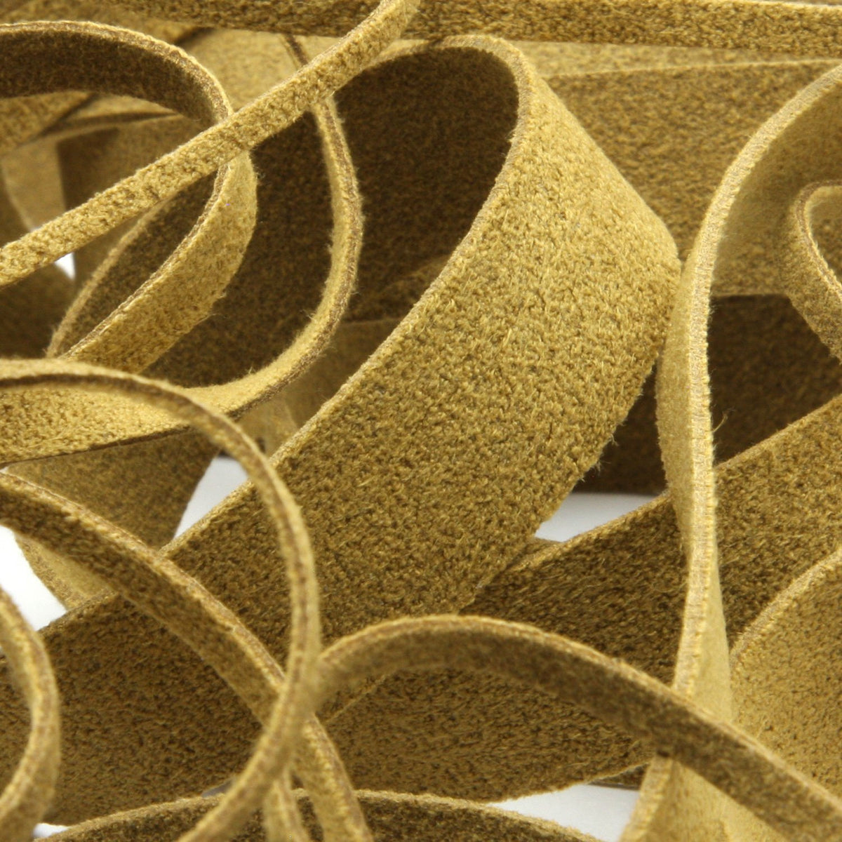 FUJIYAMA RIBBON [Sample] Suede Tape (FY-17702) 15mm 3 Meters Cut Tan