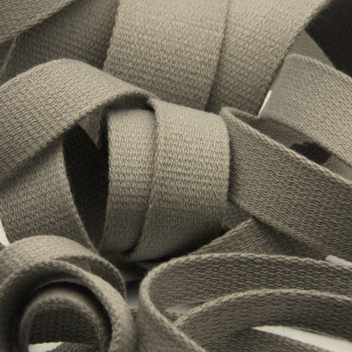 FUJIYAMA RIBBON [Sample] Thick Cotton Taffeta Ribbon (FY-486) 15mm 3 Meters Cut Gray