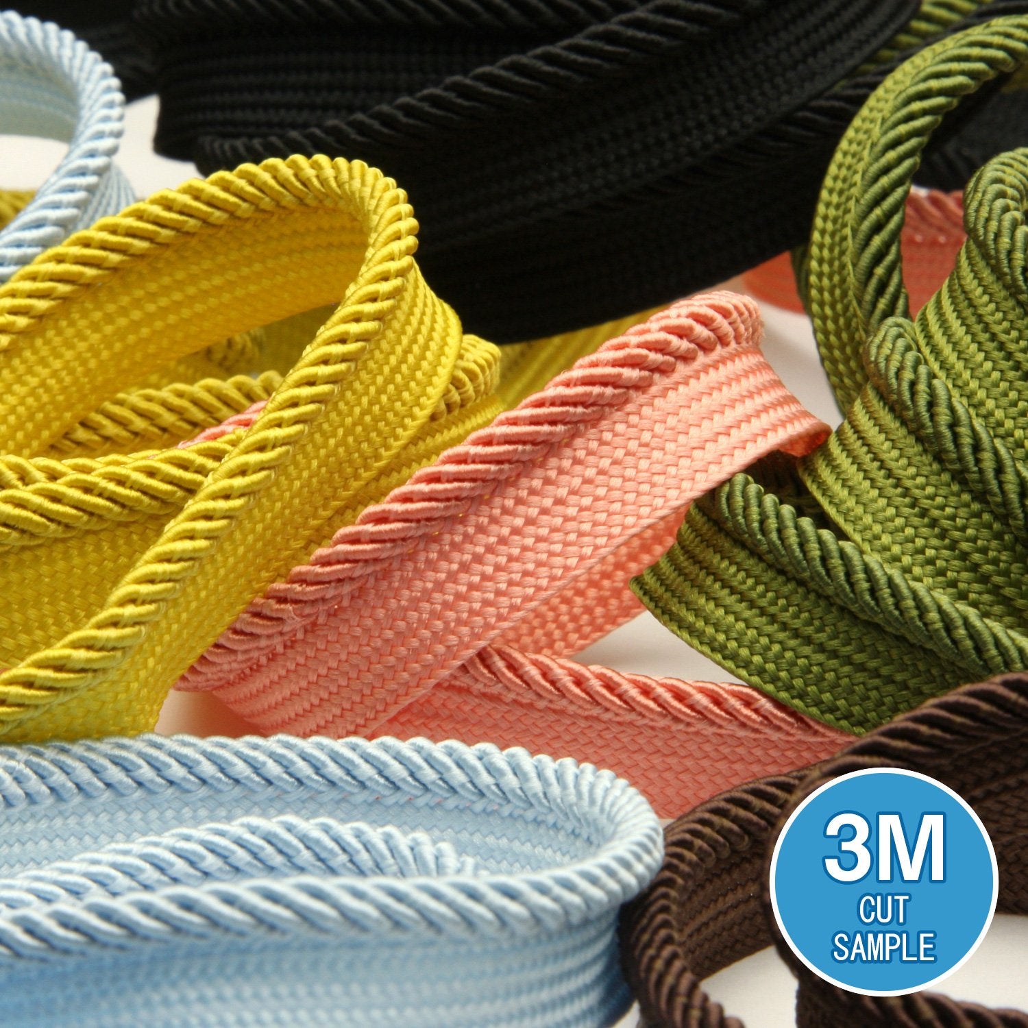 FUJIYAMA RIBBON [Sample] Twill Piping approx.11mm (7/16") 3 Meters Cut