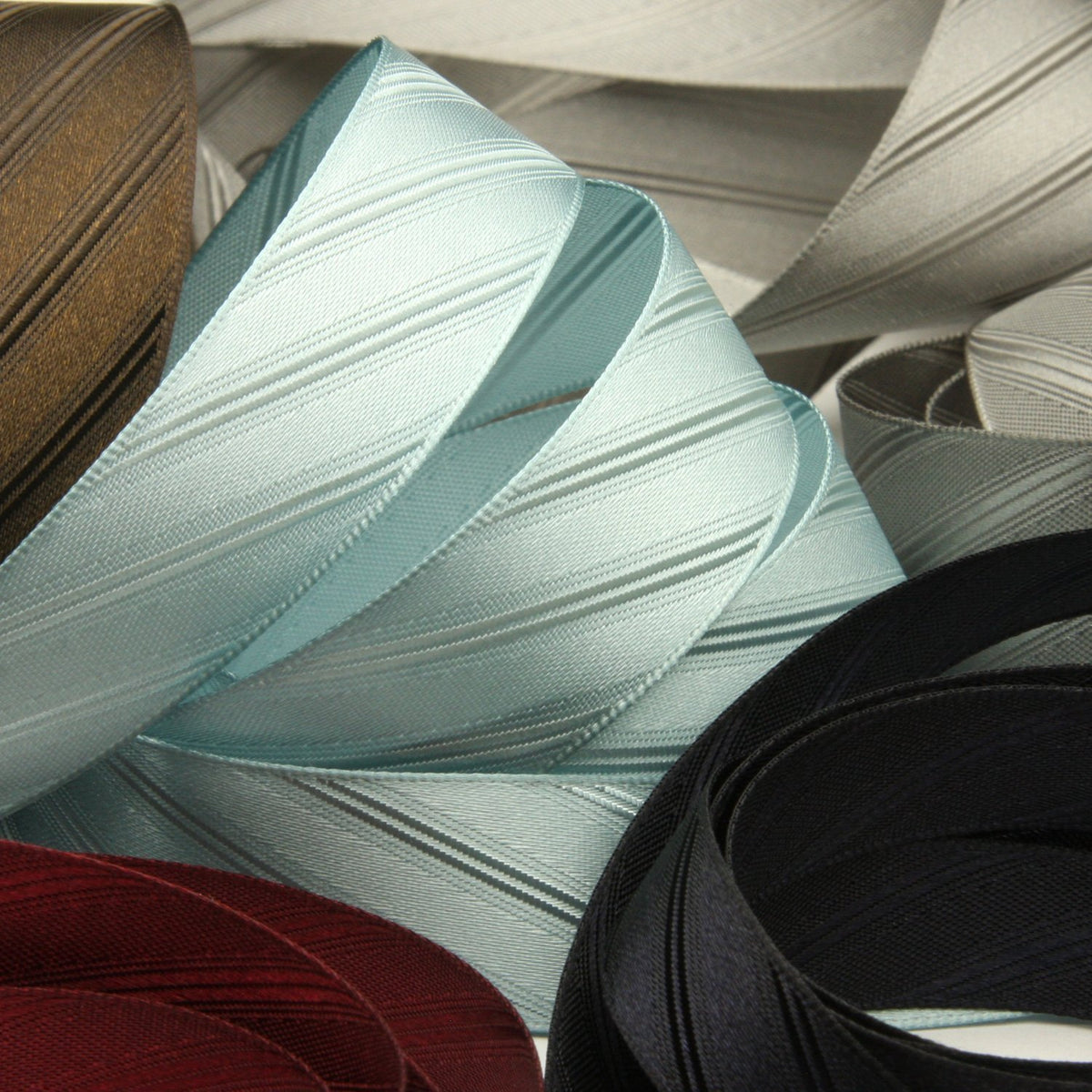 Sample] Stripe Grosgrain Ribbon approx.4mm (5/32) 3 Meters Cut