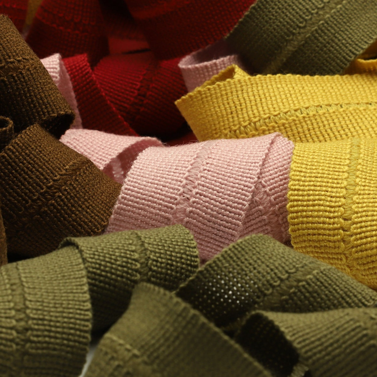 FUJIYAMA RIBBON [Sample] Wool Knit Binder Tape (FY-4600B) 13x13mm 3 Meters Cut