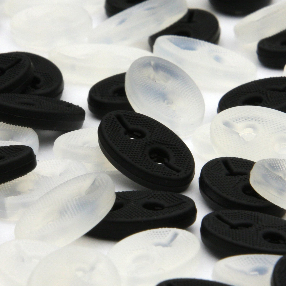 FUJIYAMA RIBBON Silicone Cord Stopper 19x12mm 5 Pieces