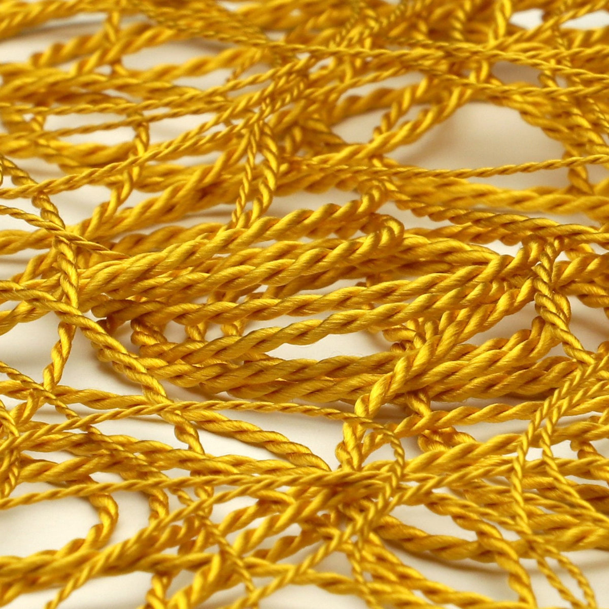 FUJIYAMA RIBBON Silk Twist Cord approx.0.8mm 9.14 Meters Roll Yellow