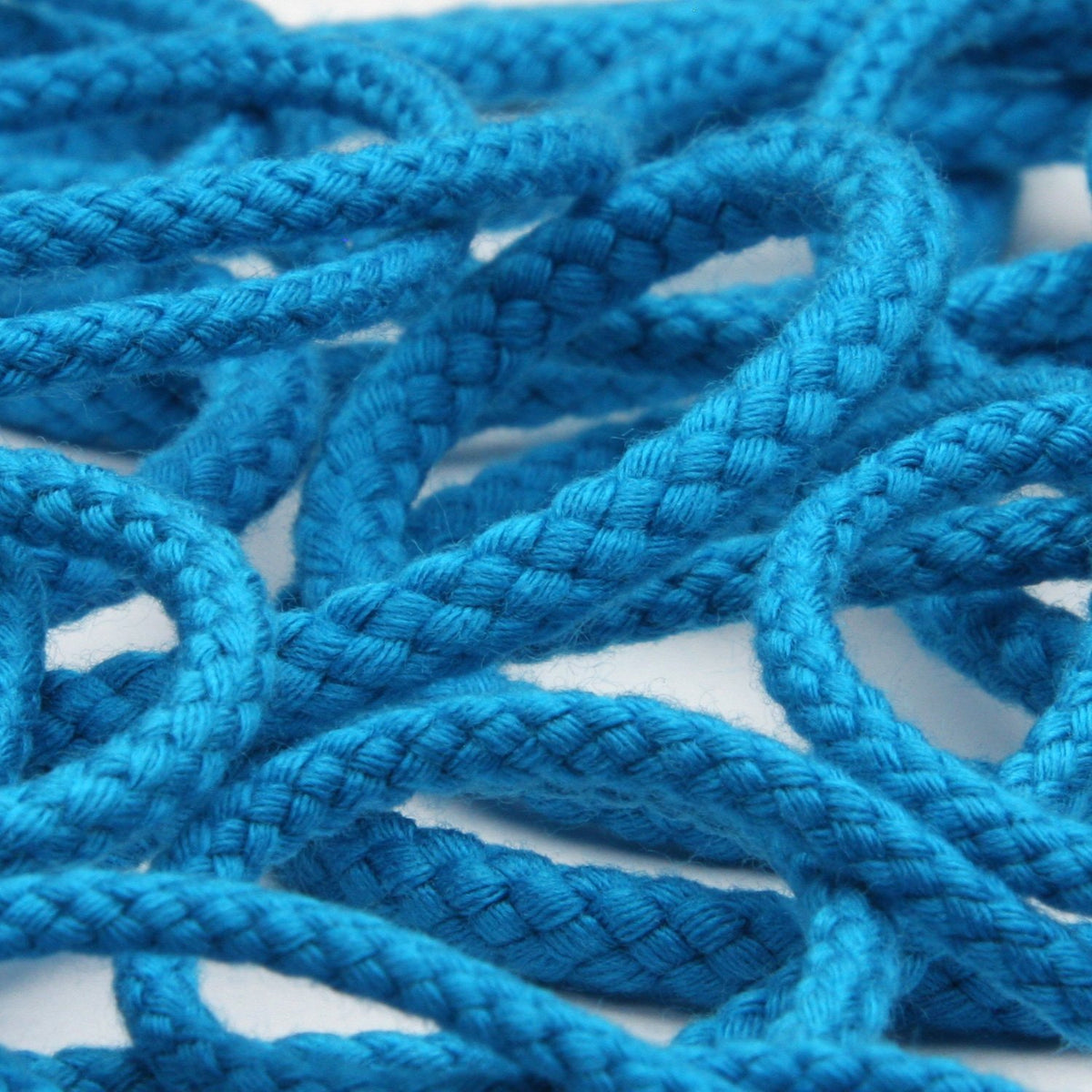 FUJIYAMA RIBBON Spindle Cord approx.4.5mm 9.14 Meters Roll Cyan Blue