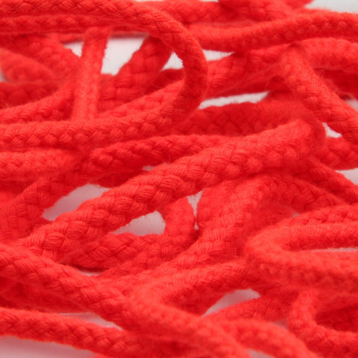 FUJIYAMA RIBBON Spindle Cord approx.4.5mm 9.14 Meters Roll Fluorescence Red