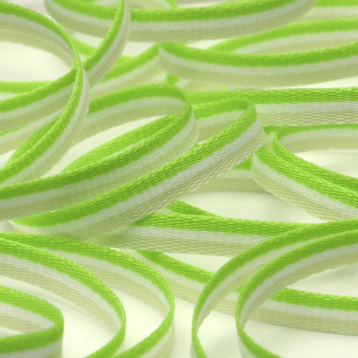 FUJIYAMA RIBBON Stripe Grosgrain Ribbon approx.4mm (5/32&quot;) 9.14 Meters Roll Dark Brown / Sand Beige / Dark Brown