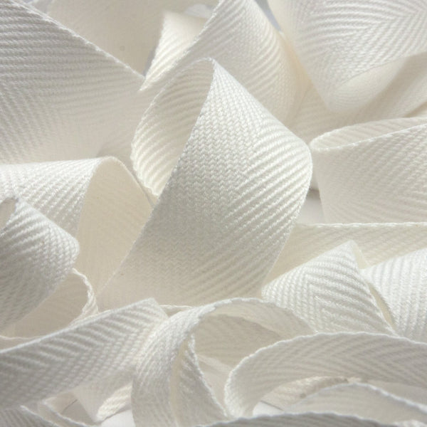 Thick Cotton Herringbone Ribbon 38mm (1-17/32