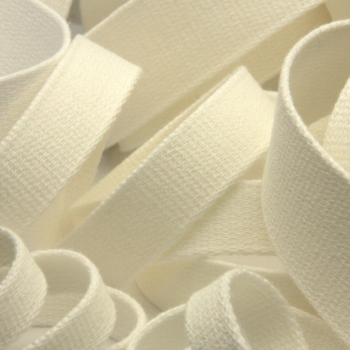 FUJIYAMA RIBBON Thick Cotton Taffeta Ribbon 15mm 9.14 Meters Roll White