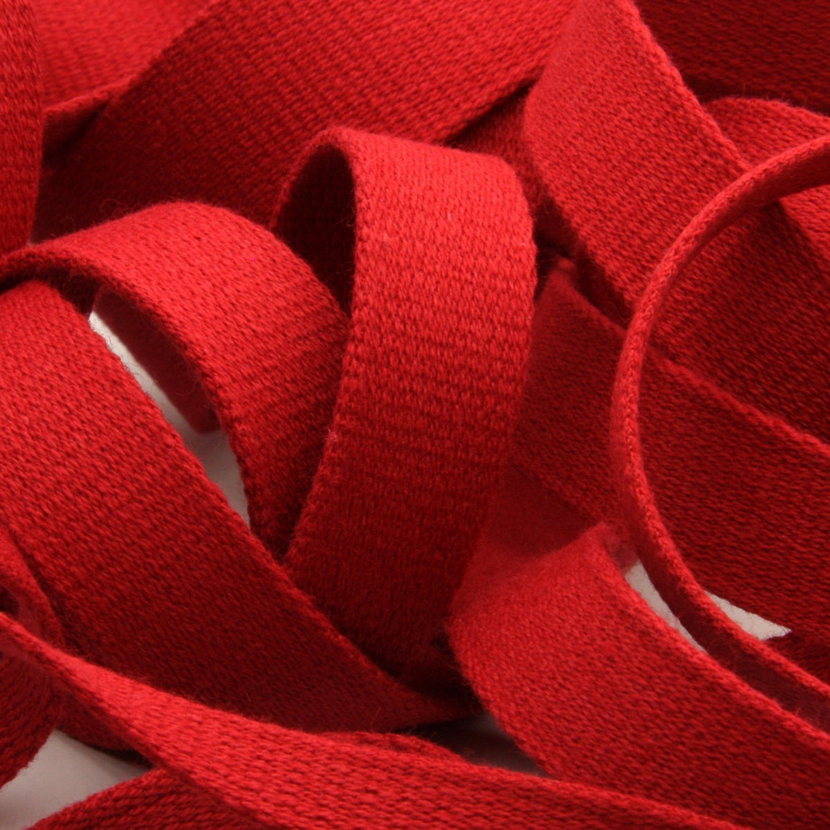 FUJIYAMA RIBBON Thick Cotton Taffeta Ribbon 24mm 9.14 Meters Roll Red