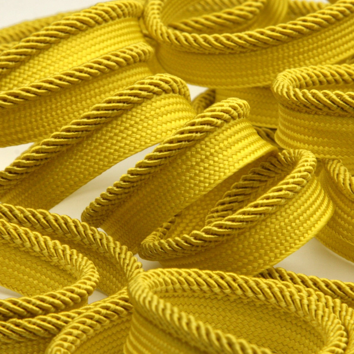 FUJIYAMA RIBBON Twill Piping approx.11mm 9.14 Meters Roll Honey