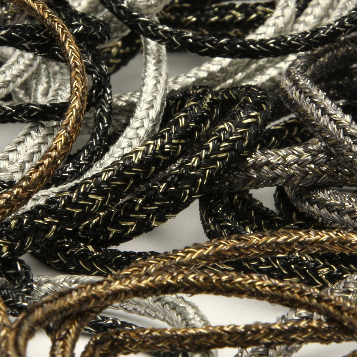 FUJIYAMA RIBBON [Wholesale] Antique Metallic Spindle Cord approx.3mm 30 Meters Roll