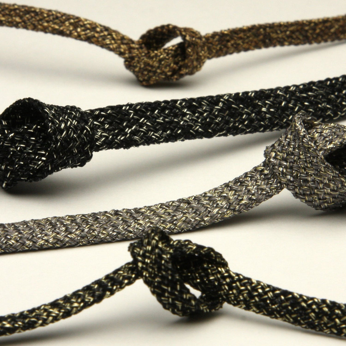 FUJIYAMA RIBBON [Wholesale] Antique Metallic Spindle Cord approx.9mm 30 Meters Roll