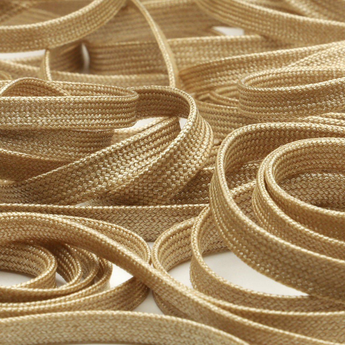 FUJIYAMA RIBBON [Wholesale] Bright Flat Cord approx.7mm (9/32&quot;) 30 Meters Roll