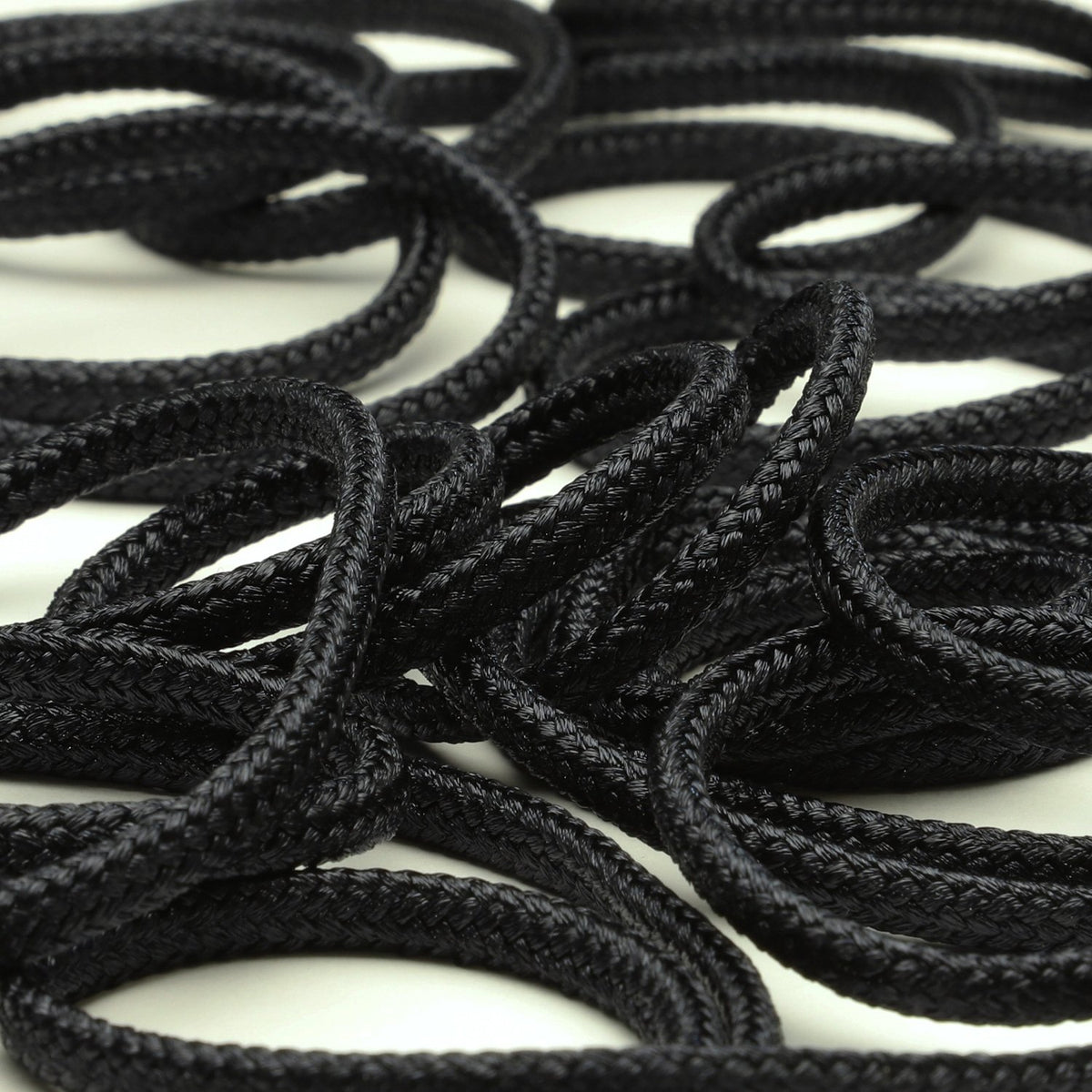 FUJIYAMA RIBBON [Wholesale] Bright Spindle Cord approx.4.5mm (3/16&quot;) 50 Meters Roll Navy Blue