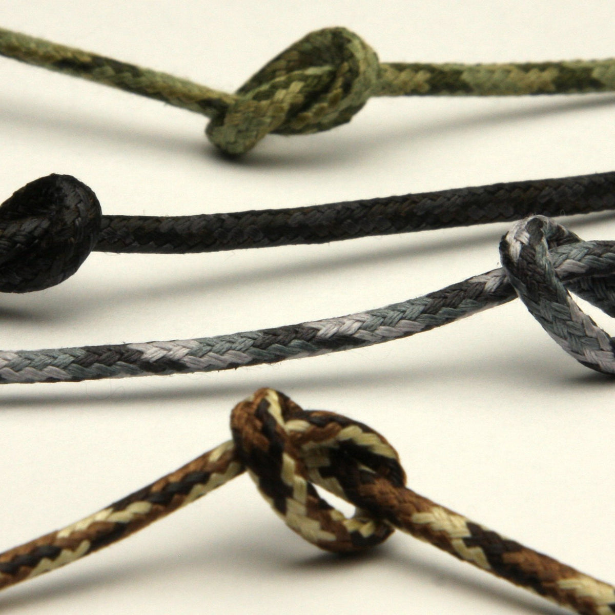 FUJIYAMA RIBBON [Wholesale] Camouflage Spindle Cord approx.3mm 50 Meters Roll