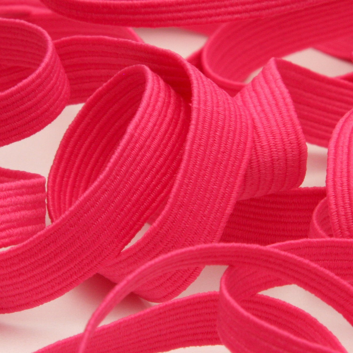 FUJIYAMA RIBBON [Wholesale] Elastic Cord approx.8mm 30 Meters Roll Pink