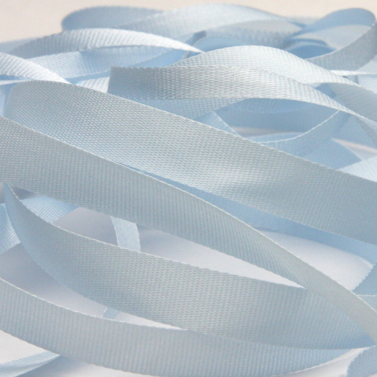 FUJIYAMA RIBBON [Wholesale] Embroidery Ribbon 3.5mm 200 Meters Roll Baby Blue