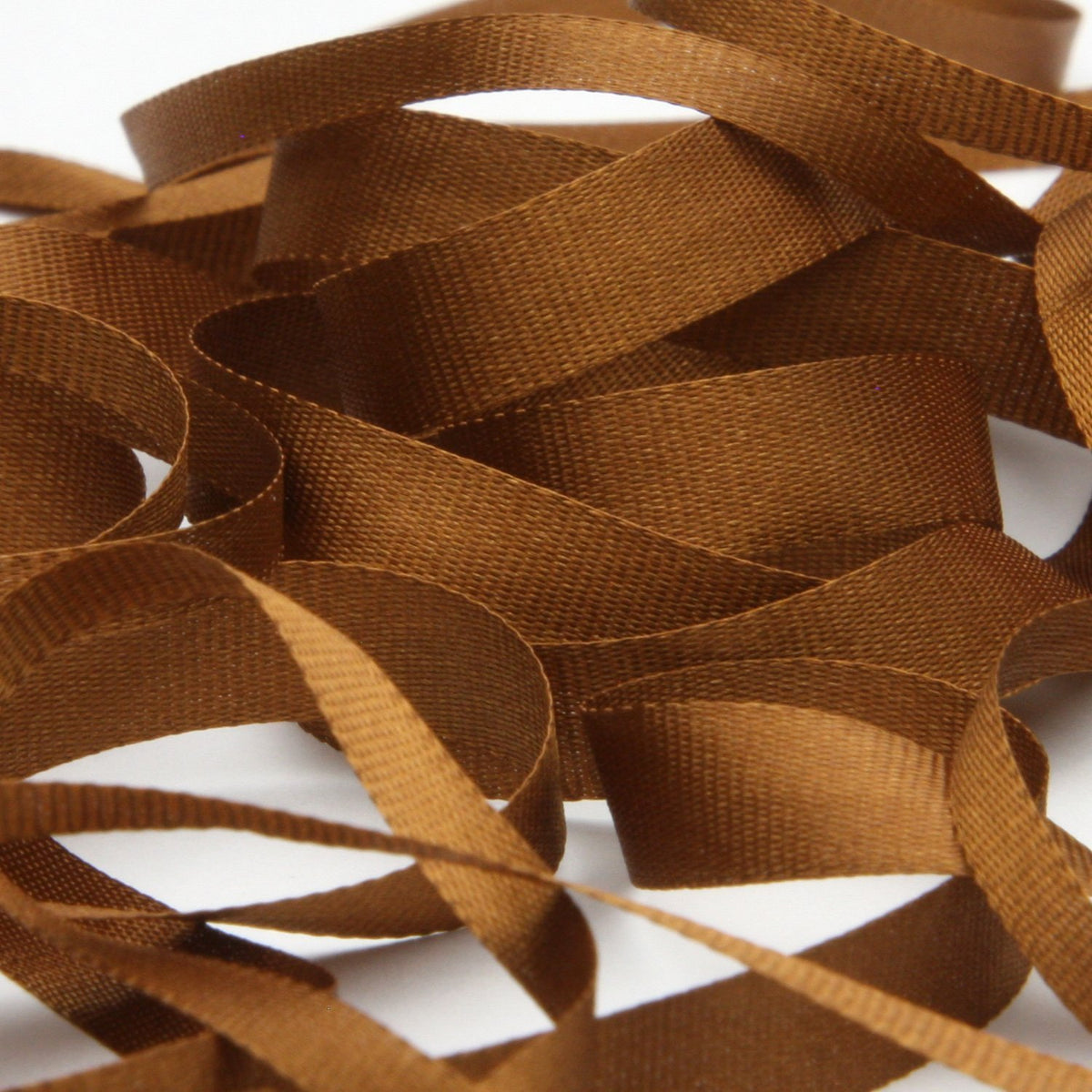 FUJIYAMA RIBBON [Wholesale] Embroidery Ribbon 3.5mm 200 Meters Roll Brown